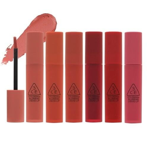 3ce Blurring Liquid Lip 5.5g (10 Colors) - Korean