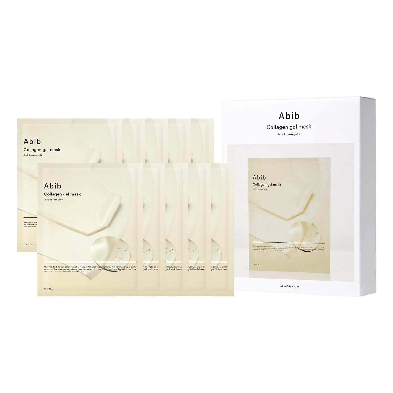 Abib Collagen Gel Mask 35ml x 10ea #jericho Rose Jelly