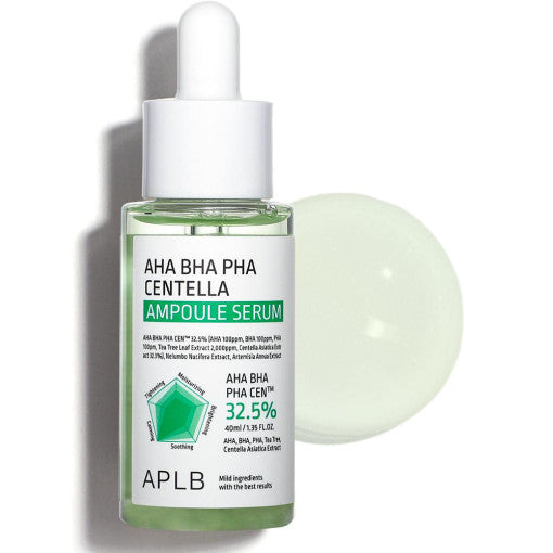 Aplb Aha Bha Pha Centella Ampoule Serum 40ml - Korean