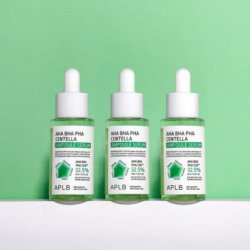 Aplb Aha Bha Pha Centella Ampoule Serum 40ml - Korean