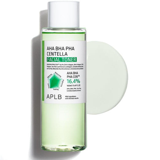 Aplb Aha Bha Pha Centella Facial Toner 160ml - Korean