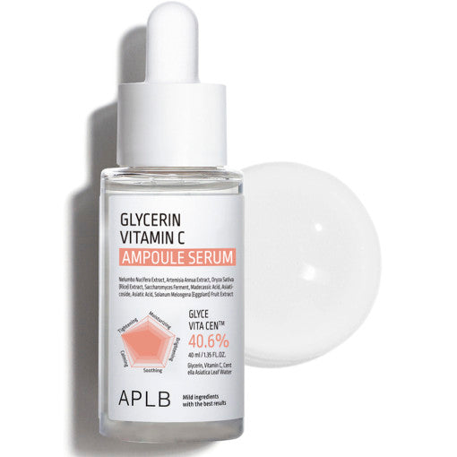 Aplb Glycerin Vitamin c Ampoule Serum 40ml - Korean