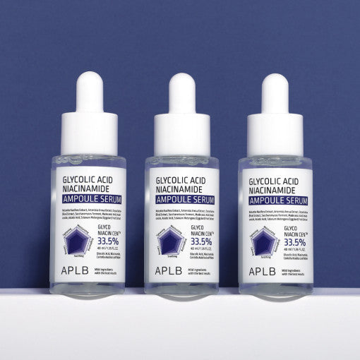 Aplb Glycolic Acid Niacinamide Ampoule Serum 40ml - Korean