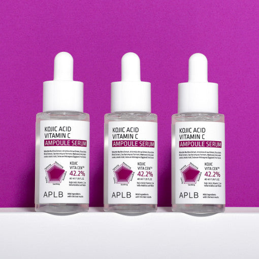 Aplb Kojic Acid Vitamin c Ampoule Serum 40ml - Korean