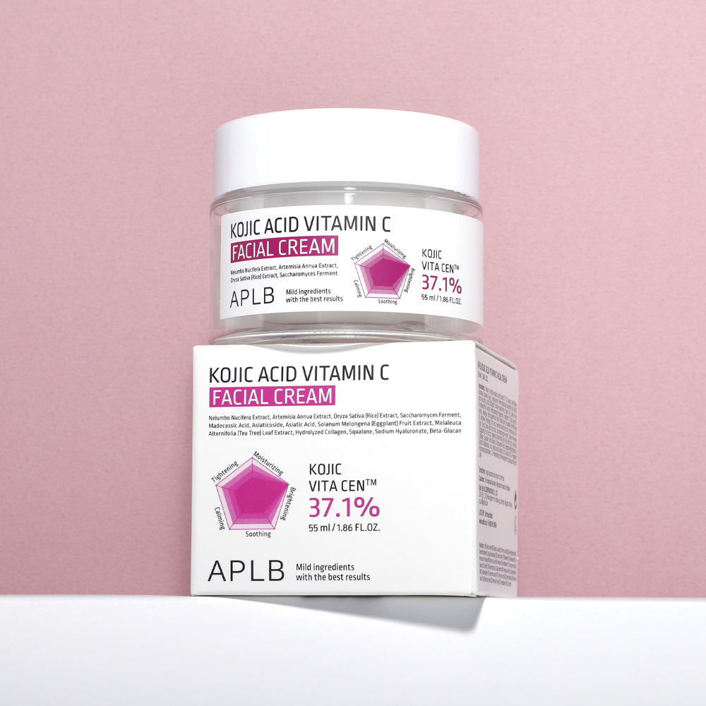 Aplb Kojic Acid Vitamin c Facial Cream 55ml - Korean