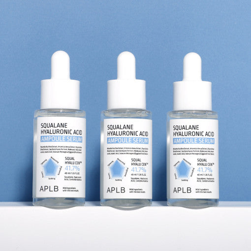 Aplb Squalane Hyaluronic Acid Ampoule Serum 40ml - Korean