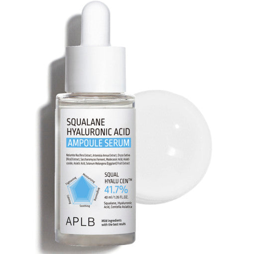 Aplb Squalane Hyaluronic Acid Ampoule Serum 40ml - Korean