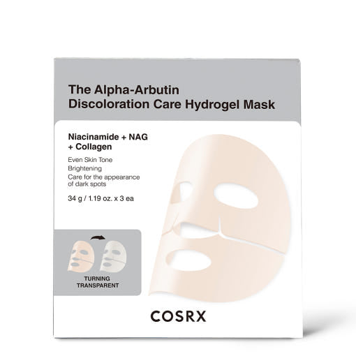 Cosrx the Alpha-arbutin Discoloration Care Hydrogel Mask