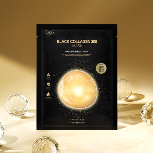 Dr.g Black Collagen 300 Mask 27g x 4ea - Korean