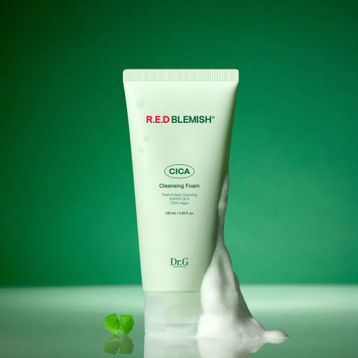 Dr.g Red Blemish Cica Cleansing Foam 120ml - Korean