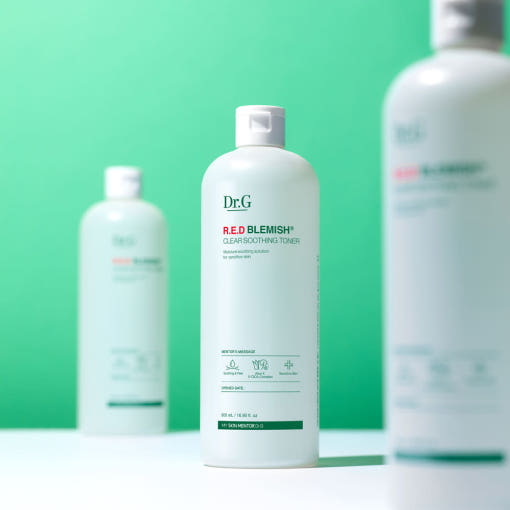 Dr.g Red Blemish Clear Soothing Toner 500ml - Korean