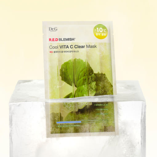 Dr.g Red Blemish Cool Vita c Clear Mask 30g x 10ea - Korean