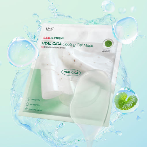 Dr.g Red Blemish Hyal Cica Cooling Gel Mask 27g x 10ea