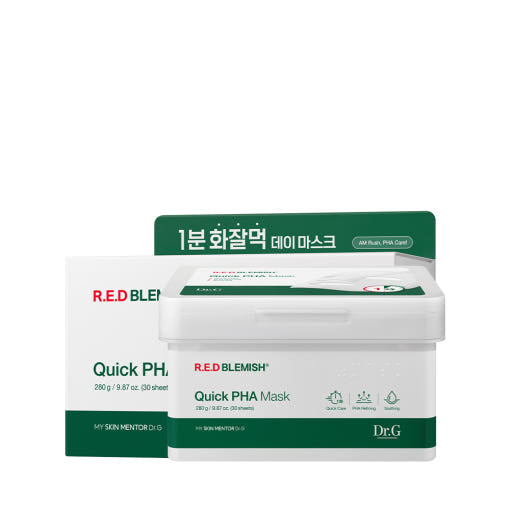 Dr.g Red Blemish Quick Pha Mask Sheet 280g/30ea - Korean