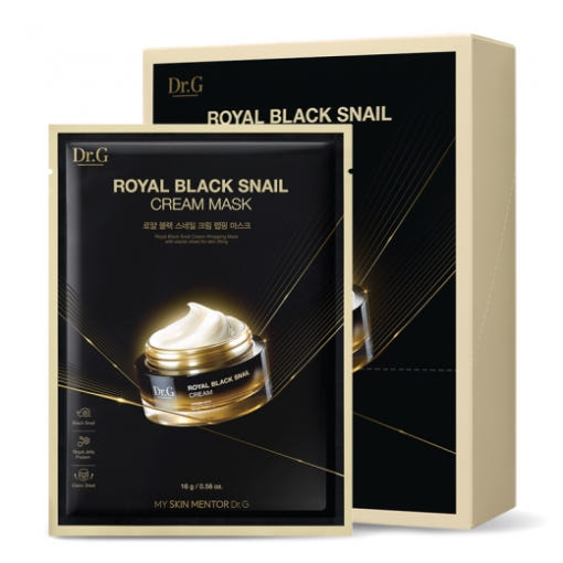 Dr.g Royal Black Snail Cream Mask 16g x 10ea - Korean