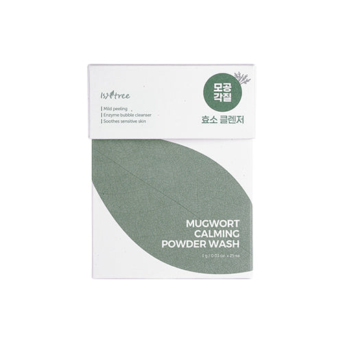 Isntree Mugwort Calming Powder Wash 1g 25ea - Korean