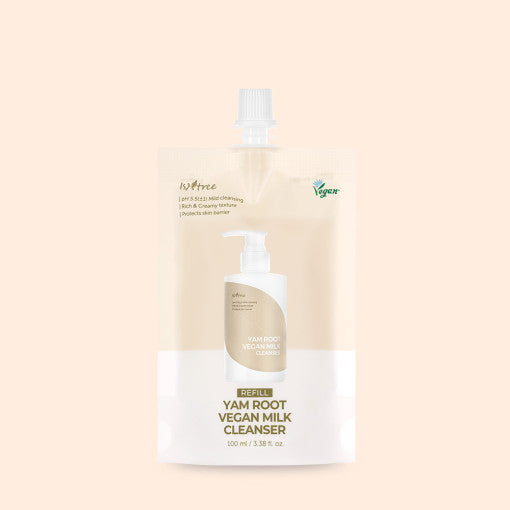 Isntree Yam Root Vegan Milk Cleanser (refill) 100ml - Korean