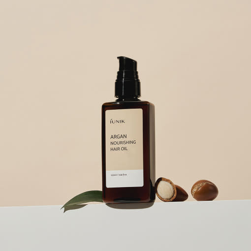 Iunik Argan Nourishing Hair Oil 100ml - Korean