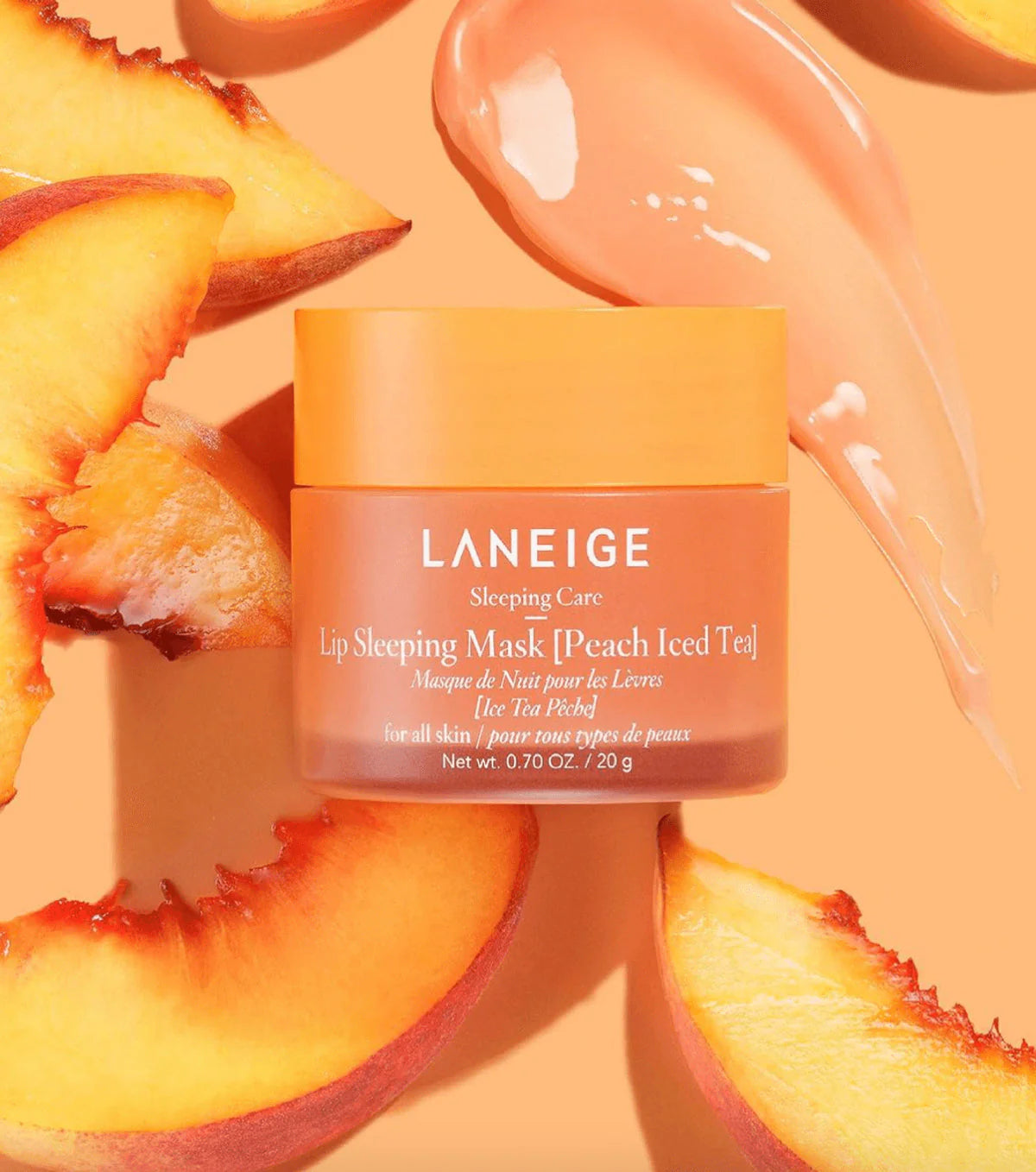 Laneige Lip Sleeping Mask Ex 20ml #peach Iced Tea - Korean