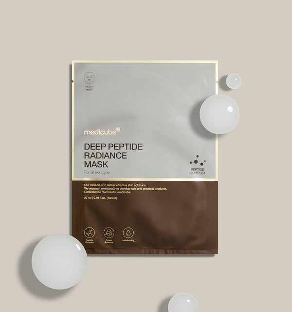 Medicube Deep Peptide Radiance Mask 27g x 5ea - Korean