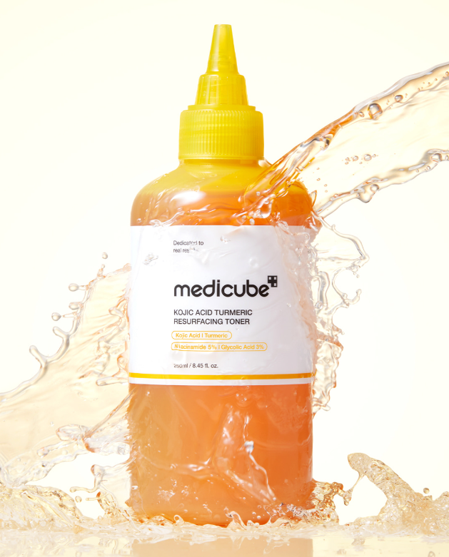 Medicube Kojic Acid Turmeric Resurfacing Toner 250ml Korean