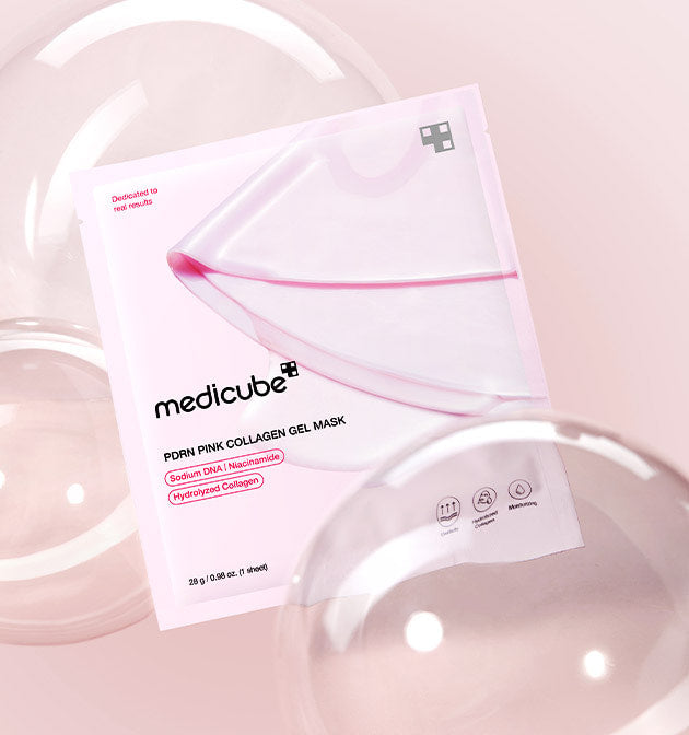 Medicube Pdrn Pink Collagen Gel Mask 28g x 8ea - Korean