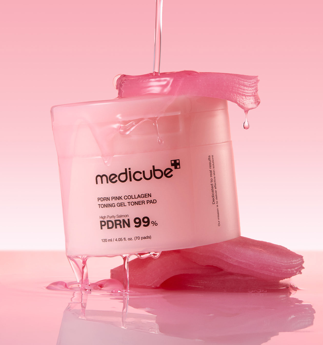 Medicube Pdrn Pink Collagen Gel Toner Pad 120ml/70pads