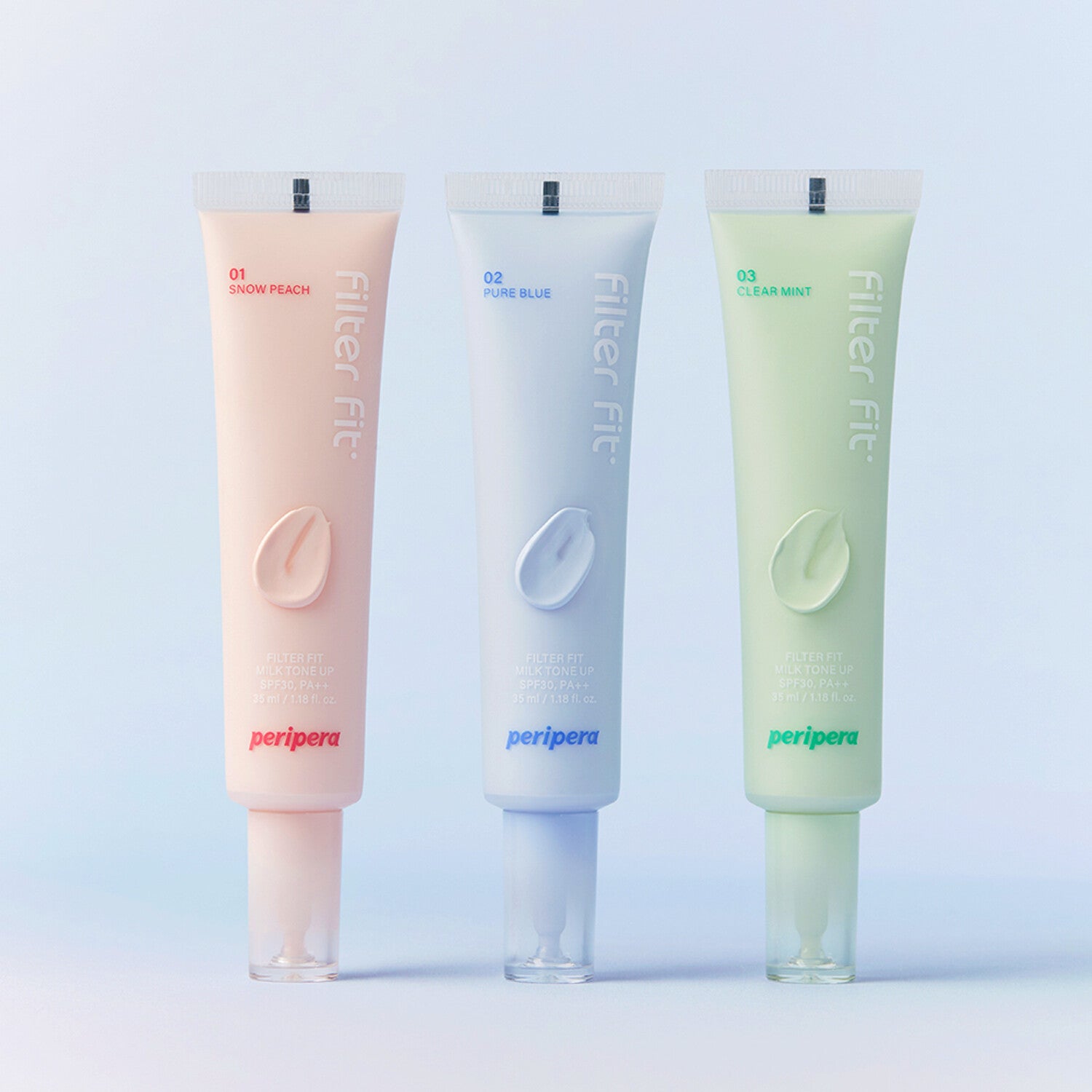 Peripera Filter Fit Milk Tone Up 35ml (3colors) - Korean