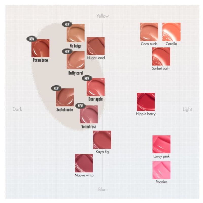 Rom&nd Glasting Melting Balm #original Series (9 Colors)