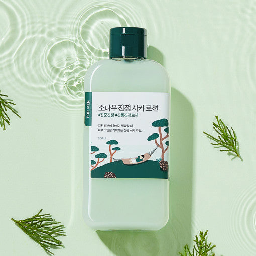 Round Lab for Men Pine Calming Cica Lotion 200ml - Korean