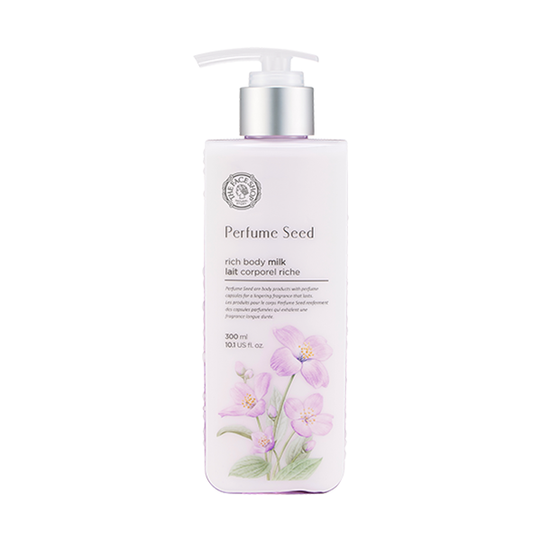 The Face Shop Perfume Seed Rich Body Milk 300ml - Korean