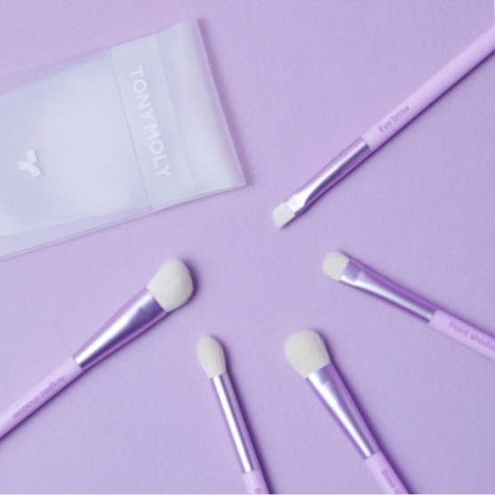 Tonymoly Eye Make-up Brush Set of 5pcs - Korean