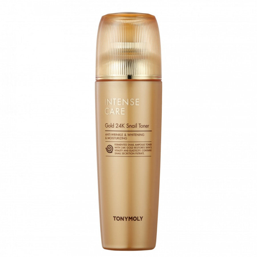 Tonymoly Intense Care Gold 24k Snail Toner 140ml - Korean