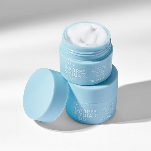 Tonymoly Pure Dew Tea Tree & Yuja c Cream 50ml - Korean
