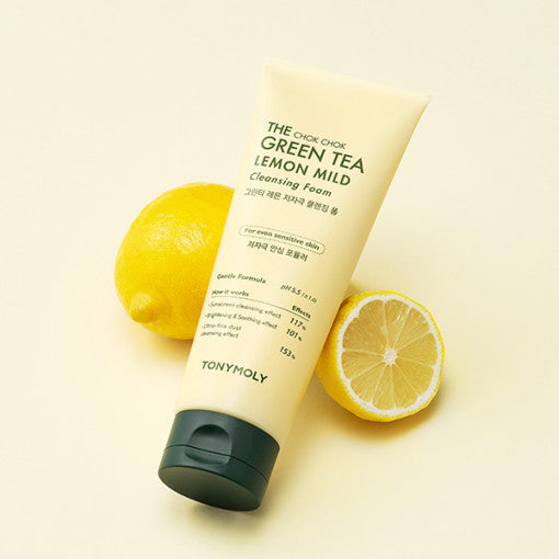 Tonymoly the Chok Green Tea Lemon Mild Cleansing Foam 150ml