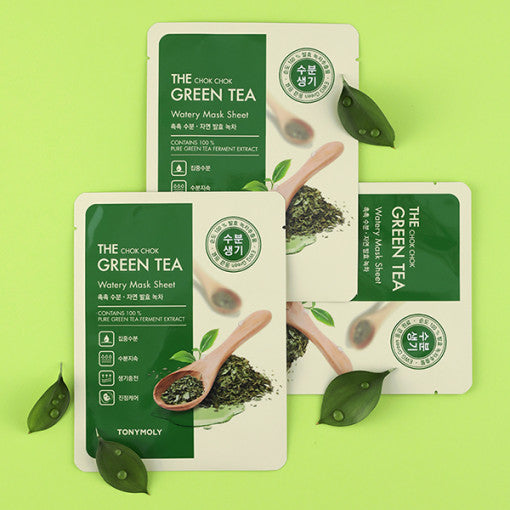 Tonymoly the Chok Green Tea Watery Mask Sheet 20g x 10ea