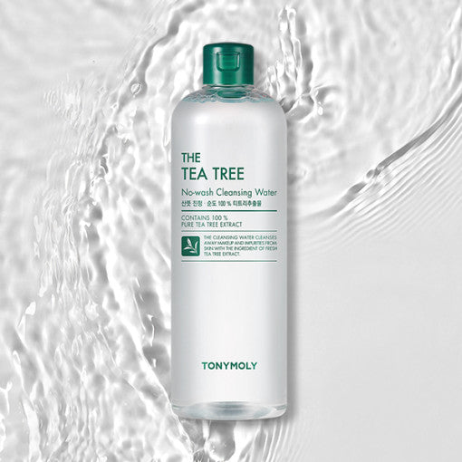 Tonymoly the Tea Tree No-wash Cleansing Water 500ml - Korean