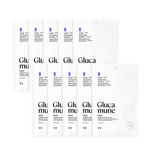 Vt Glucamune Mask 23g x 10ea - Korean