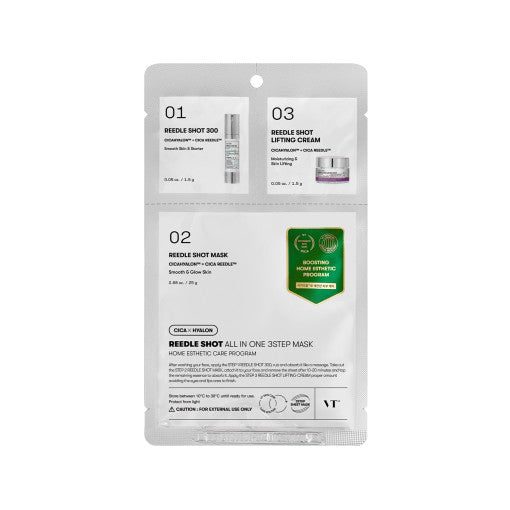 Vt Reedle Shot All in one 3 Step Mask 1.5g + 25g + 1.5g