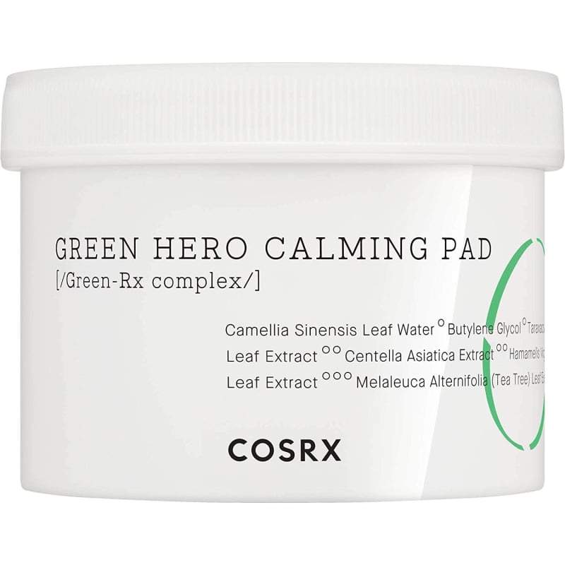 Cosrx One Step Green Hero Calming Pad 70 Sheets - Korean 