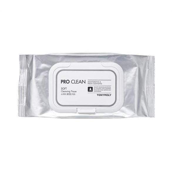 Tonymoly Pro Clean Soft Cleansing Tissue 50ea - Korean 