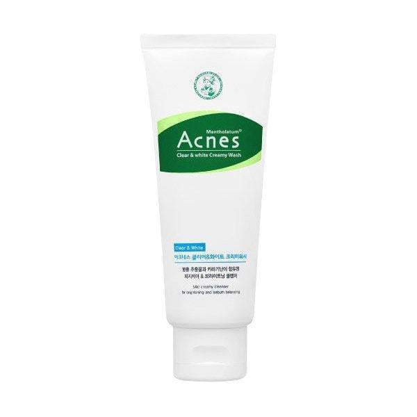 Acnes Clear and White Creamy Wash 100g - Korean skincare &