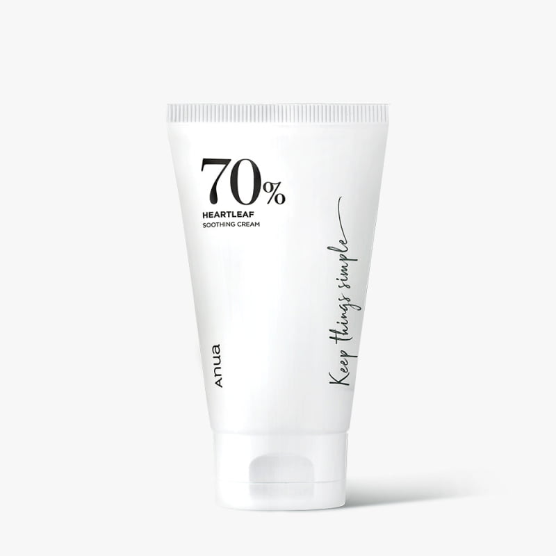 Anua Heartleaf 70% Soothing Cream 100ml - Korean skincare &