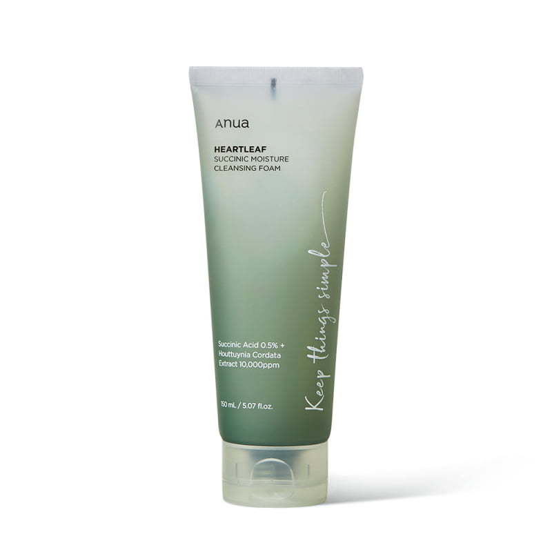 Anua Heartleaf Succinic Moisture Cleansing Foam 150ml