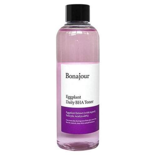 Bonajour Eggplant Daily Bha Toner 205ml - Korean skincare &