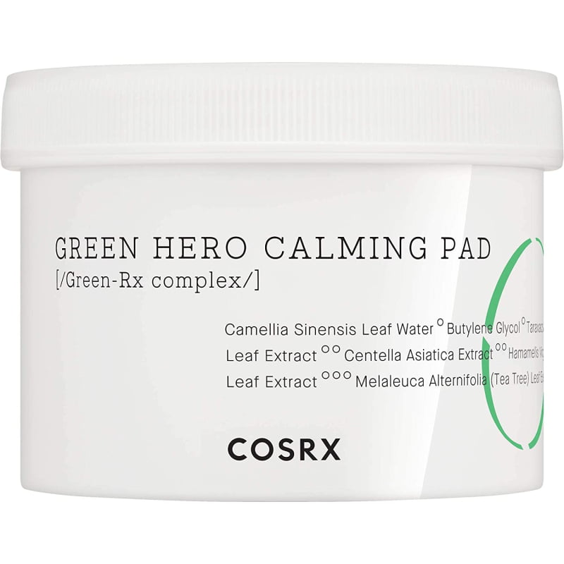 Cosrx one Step Green Hero Calming Pad 70 Sheets - Korean