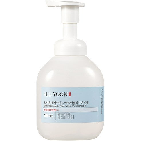 Illiyoon Ceramide Ato Bubble Wash and Shampoo 400ml