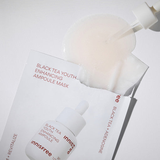 Innisfree Black Tea Youth Enhancing Ampoule Mask 28ml x 6ea