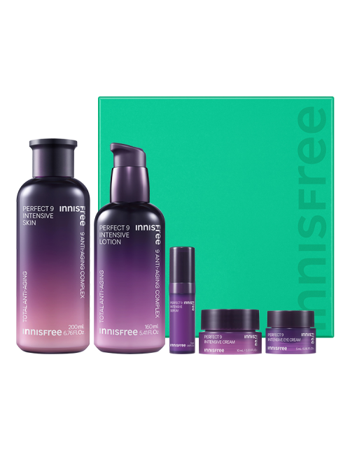 Innisfree Perfect 9 Intensive Skincare Set - Korean