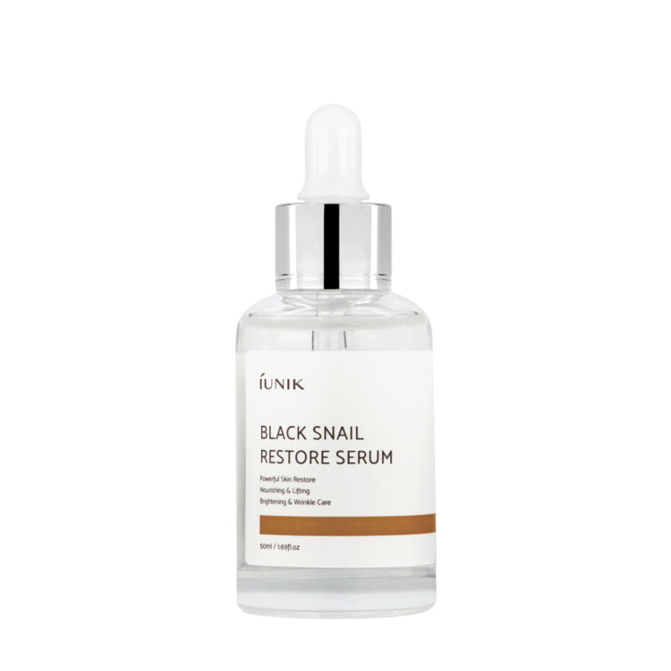 Iunik Black Snail Restore Serum 50ml - Korean skincare &